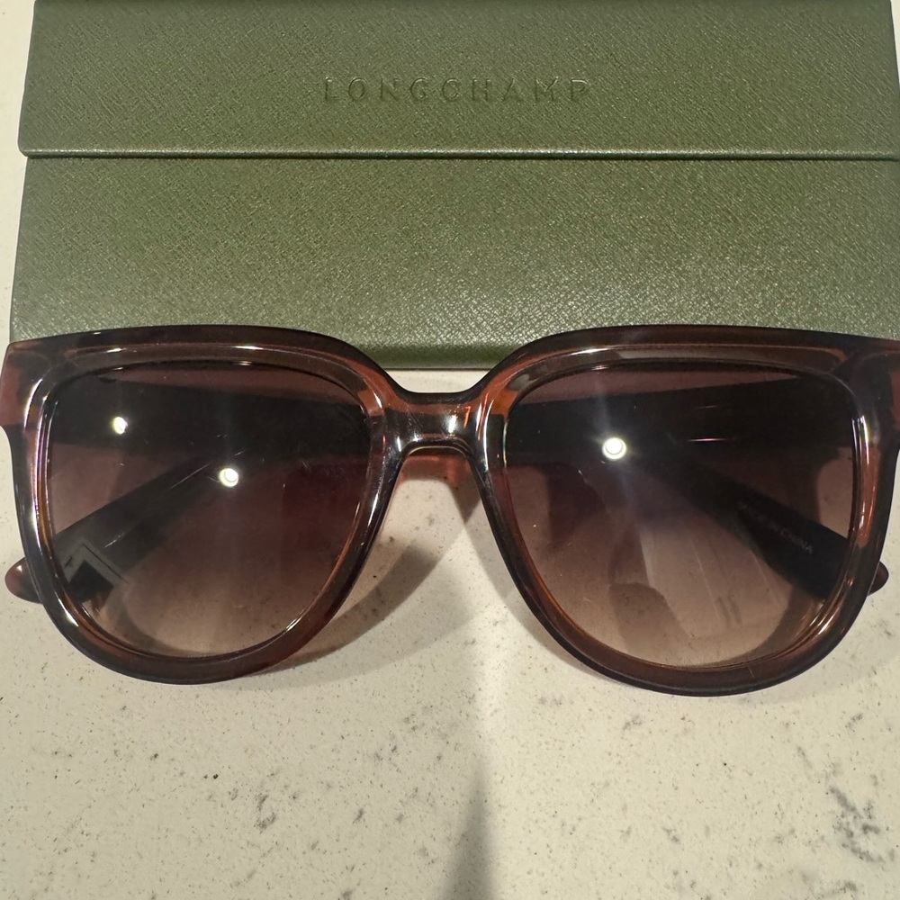 Longchamp Brown Sunglasses Model LO755S New with Case